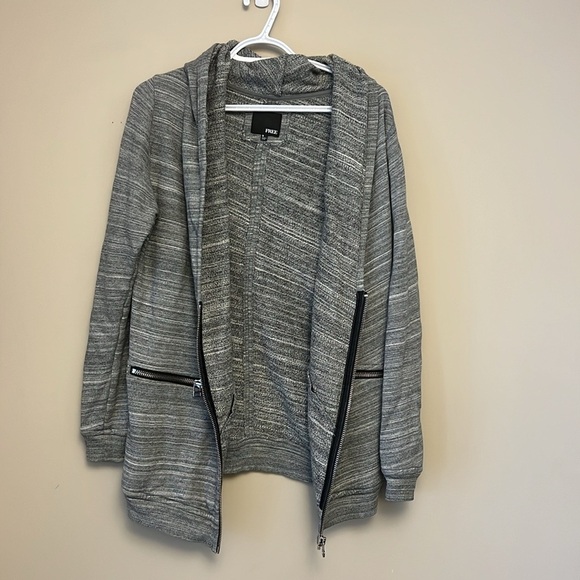 Aritzia Wilfred Free Rousseau Cocoon Cardigan Sweater Heathered Grey size Small - Picture 4 of 9